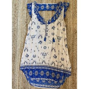 Spell and the gypsy collective COYOTE backless shift dress RARE!! Large
